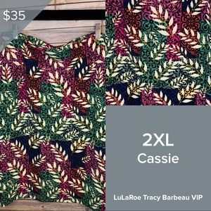 NWT LuLaRoe 2XL Cassie skirt